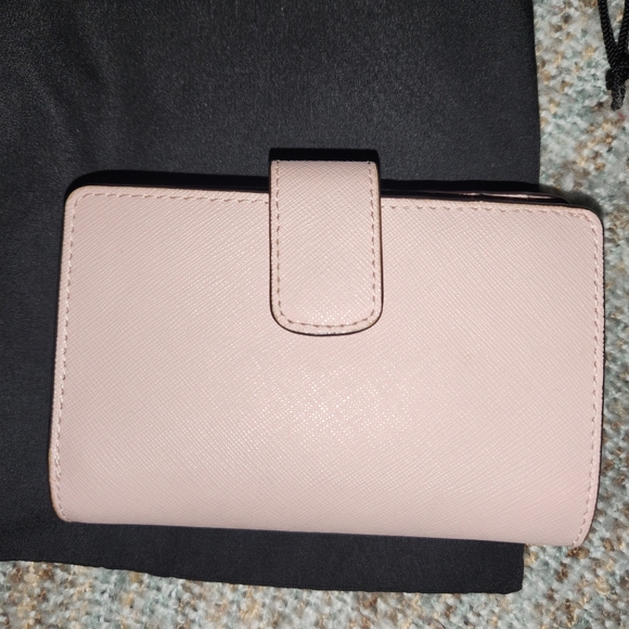 NWOT MICHAEL KORS JET SET TRAVEL BLOSSOM 35T9RT  BI-FOLD PLUS DUST BAG - Picture 5 of 13